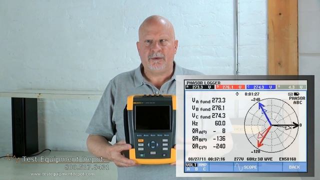 Fluke 434-II Series II Three-Phase Energy Analyzer