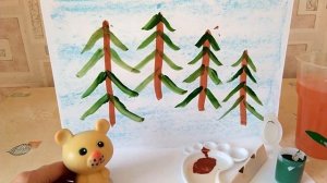 Рисуй со мной! Ёлочки. ? Занятие для детей 3- 4 лет.   #простымисловами
