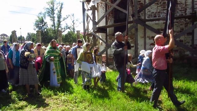 Крестный ход на Троицу село Холуй смотреть онлайн