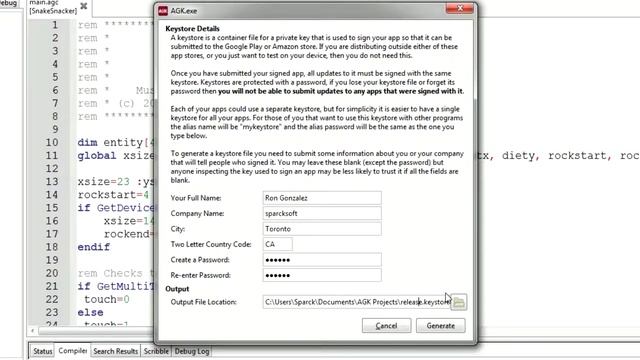 How to create keystore for the GOOGLE Play Store смотреть онлайн