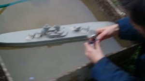 ЛИНКОР ИЗ ПЛАСТИЛИНА ПОДРЫВ, ПОПЫТКА ЗАТОПЛЕНИЯ (карссар 1-8)