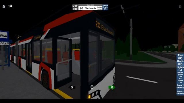 Roblox Nid 's buses and trams bus (Solaris trollino 24 IV) line 20 zwiry-Blahowina смотреть онлайн