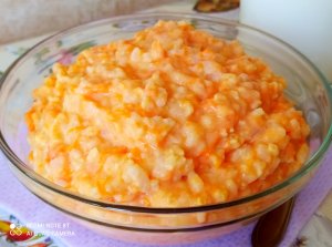 ТЫКВЕННАЯ каша с РИСОМ и ПШЕНОМ на молоке.