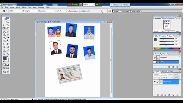 How To Compose Scanning Photos One click Any Size | Adobe Photoshop tutorial смотреть онлайн