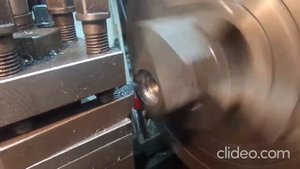 Расточка внутреннего отверстия на токарном станке 16к20 #токарные_работы #производство