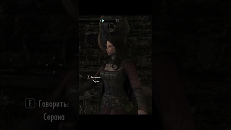 Довакин-бард играет, Серана гуляет Skyrim SE с модами