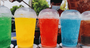 Безалкогольные освежающие напитки на Тайваньских улицах