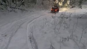 КвадроПокатушки! Снегопад. Лес. Красота..mp4