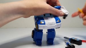 Поли Трансформер с подсветкой из Robocar Poli от Silverlit