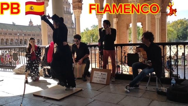 November 2023 Ep192 | La Flamenco Dance Open Show | Plaza de España #sevillanas #flamenco #sevilla смотреть онлайн