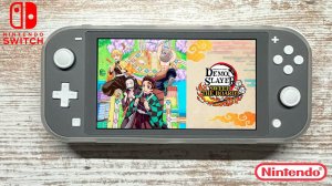 Demon Slayer Kimetsu no Yaiba Sweep the Board Nintendo Switch Lite Gameplay