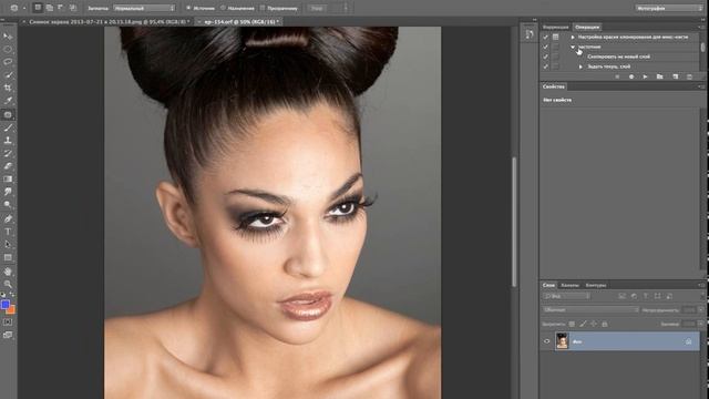 Лучшая Частотка. Частотное разложение по поверхности. Частотное разложение по Гауссу. PHOTOSHOP смотреть онлайн