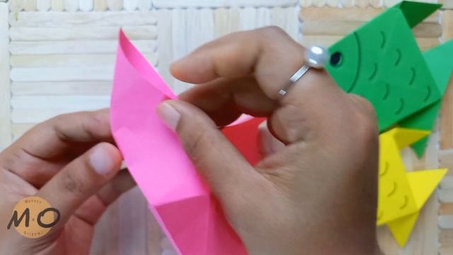 ORIGAMI FISH - How to make an easy origami смотреть онлайн