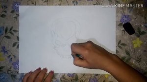 КРУТОЙ рисунок череп в огне с простого карандаша как нарисовать череп крутой рисунок на Хеллоуин