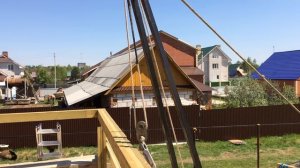 УАЗ - подъемный кран!