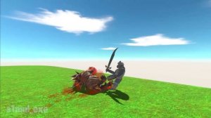 1v1v1 MUTANT PRIMATES vs INFERNALS vs FANTASY ARBS - Animal Revolt Battle Simulator