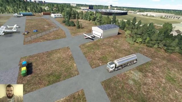 Обзор самодельного сценария аеродрома Чайка, Украина • UKKJ Chayka airfield review • home of AN-2 смотреть онлайн