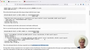 5mins of Postgres E42: A surprising case of very large integers causing a Sequential Scan