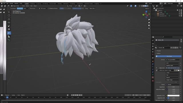 Killua hair model Showcase ( Made in blender, for roblox ) смотреть онлайн