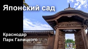 Японский сад в парке Галицкого. Краснодар