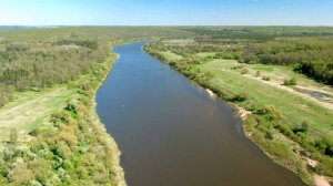 Река Ока, Таруса / River Oka (Russia) with DJI Mavic