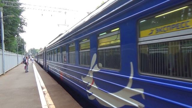 Электропоезд ЭД4М-0091 "РЭКС" экспресс "Нара - Москва Киевская" смотреть онлайн