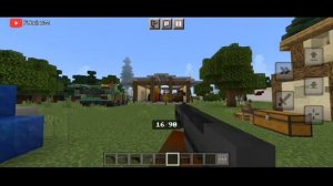 HSK Guns Addon Mcpe 1.19-1.20 (New Update 0.2.0) Showcase - Addon 3d Guns Minecraft Pe