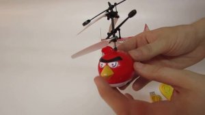 Летающая игрушка Angry Birds красного цвета