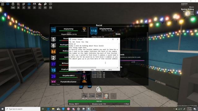 Focus levels|Rise of the Dead roblox смотреть онлайн