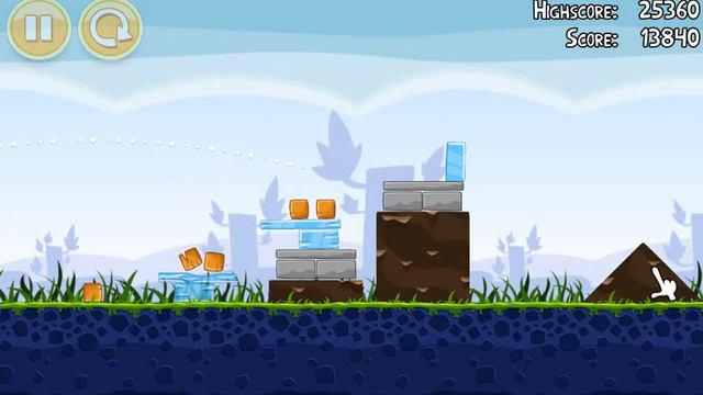 Angry Birds Classic v2.0.2 level 1-6 (Poached Eggs) смотреть онлайн