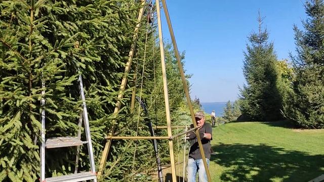 Как поднять насос из глубокой скважины? Самодельная разборная лебедка для поднятия глубинных насосо