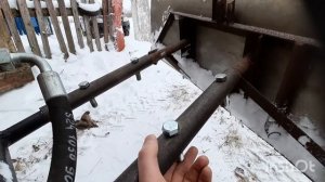 самодельный отвал для снега на минитрактор