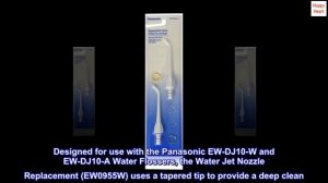 Panasonic Water Jet Nozzle Replacement, Compatible with EW-DJ10-W, EW-DJ10-A Dental Flossers, White