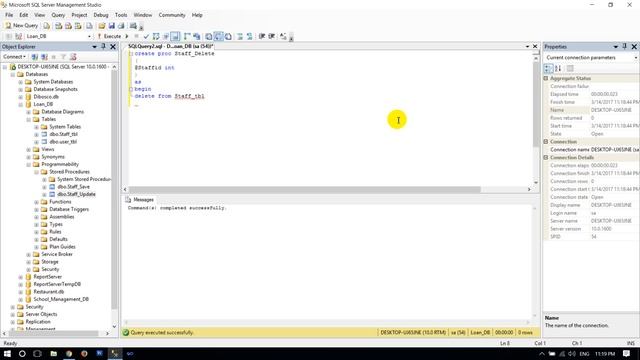 Sql server 2008 write script create store procedure Insert Update Delete
