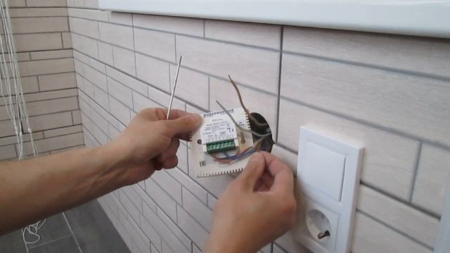 Как правильно подключить программируемый терморегулятор (термостат)Nexans. смотреть онлайн