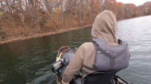 Leavenworth State Fishing Lake- Can I Crack the Cold Water Puzzle? Kayak Bass Fishing