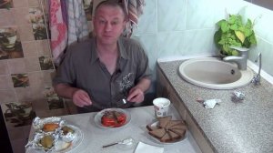 Перец фаршированный на гриле  Сковорода Гриль-газ .mp4