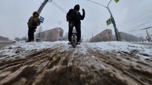 "Чудовищное" падение Моноколеса! Поскользнулся! Моноколесо - это Выдающееся Достижение Человечества