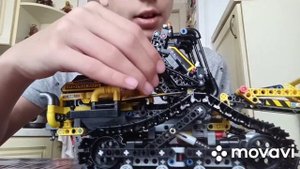 Обзор Лего техник трактор-бревновоз