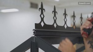 Сборка теплицы в английском стиле Green Diamond Model1 3х4. Стеклянная теплица от производителя.
