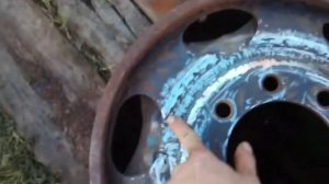 Колесный диск от Газона на трактор