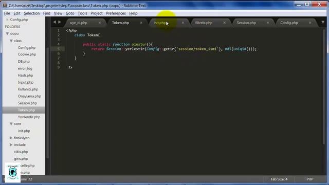 OOP – Nesne Tabanlı Php – CSRF Koruması – Ders 35 смотреть онлайн