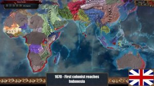 Europa Universalis 4 - Colonial Great Britain - Timelapse (Rights of man)