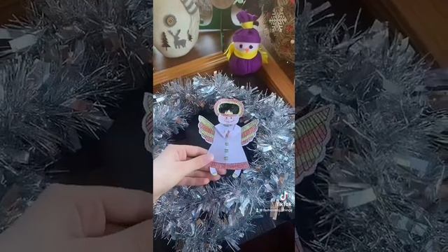 Ангелочки ? ? #letitsnow #danmartin #ангелы #ангелочек #оригами #рекомендации #оригамидлядетей