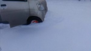 Дайхатсу Хайджет Карго МОПС. Возможности по снегу.