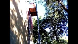 Самодельный подъемник для строительных материалов. Видео от Василия.