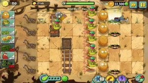 Растения против зомби 2 Прохождение Дикий запад 21, 22