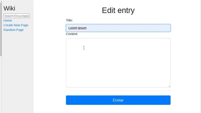 CS50’s Web Programming with Python and JavaScript Project 1
