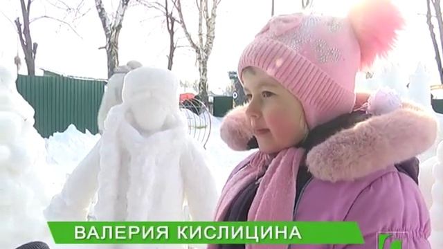 2019 02 09 Снежные фигуры в Трофимовском детском саду смотреть онлайн