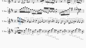 Tenor Sax Sheet Music: How to play Ain't Misbehavin' by Fats Waller